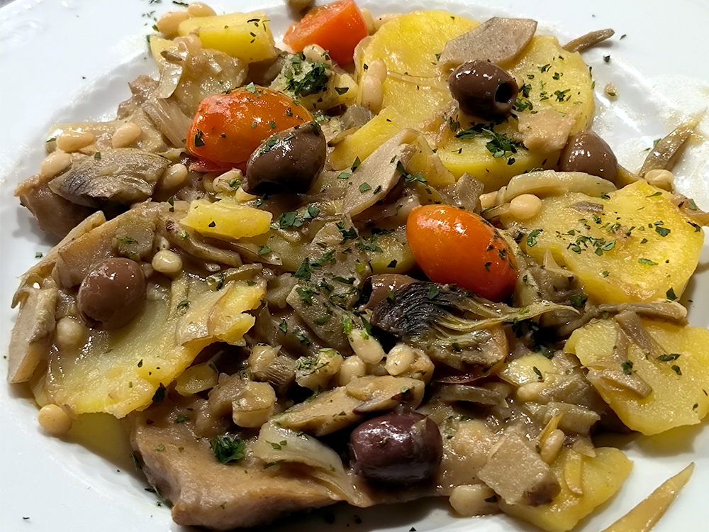 Scaloppine carciofi e seitan