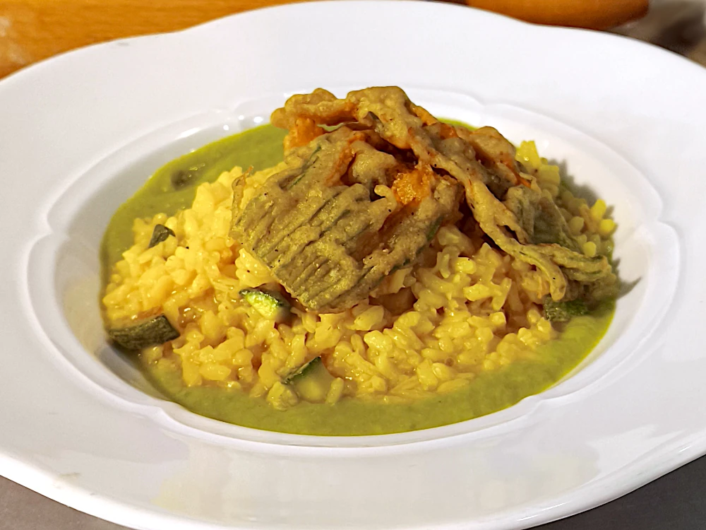 risotto-zafferano-zucchine-fiori