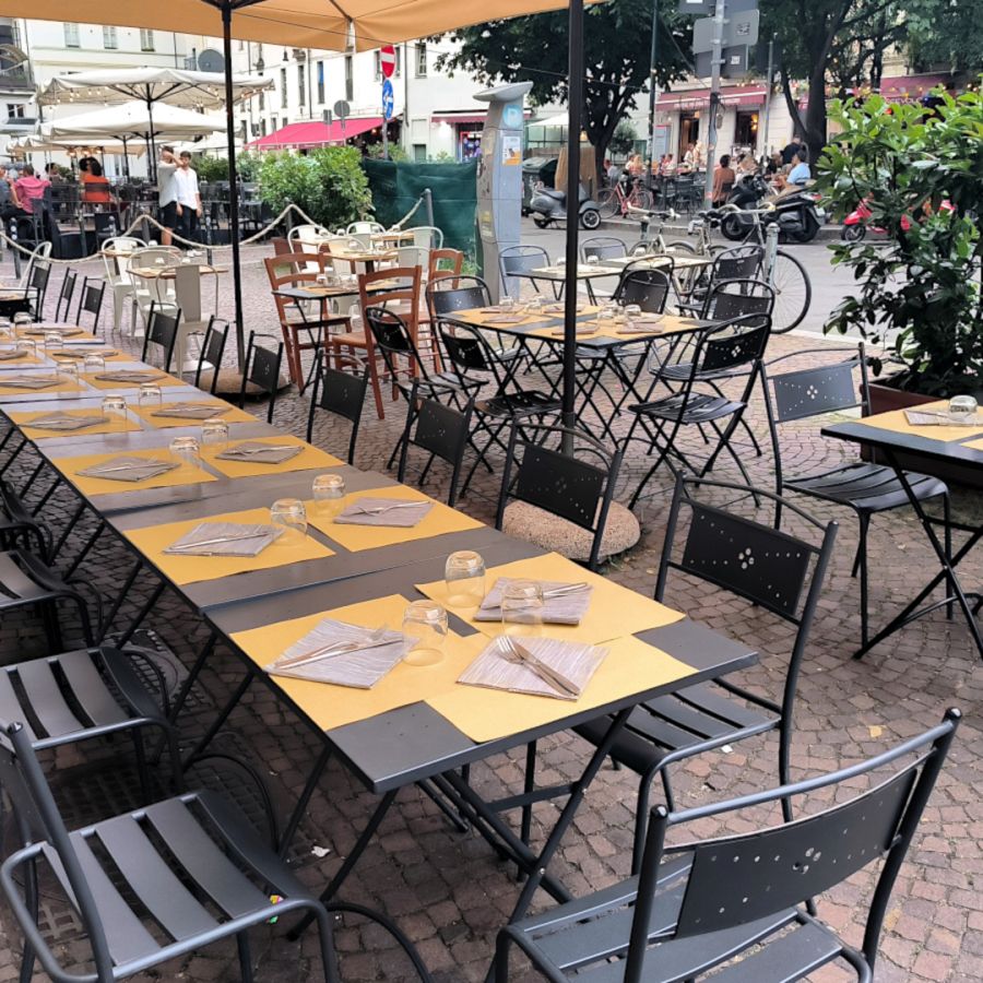 Dehor Ristorante Mezzaluna Quadrilatero Torino