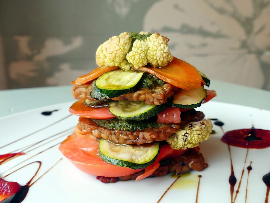 tempeh verdure croccanti salsa verde